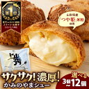【ふるさと納税】累計600万個突破！山形県上山市の人気スイーツ「かみのやまシュー」選べる個数でお取り